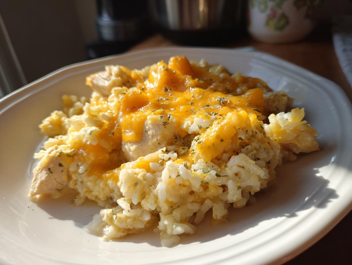 Zesty Ranch Rice Cheesy Ranch Chicken & Rice, One-Pan Comfort!