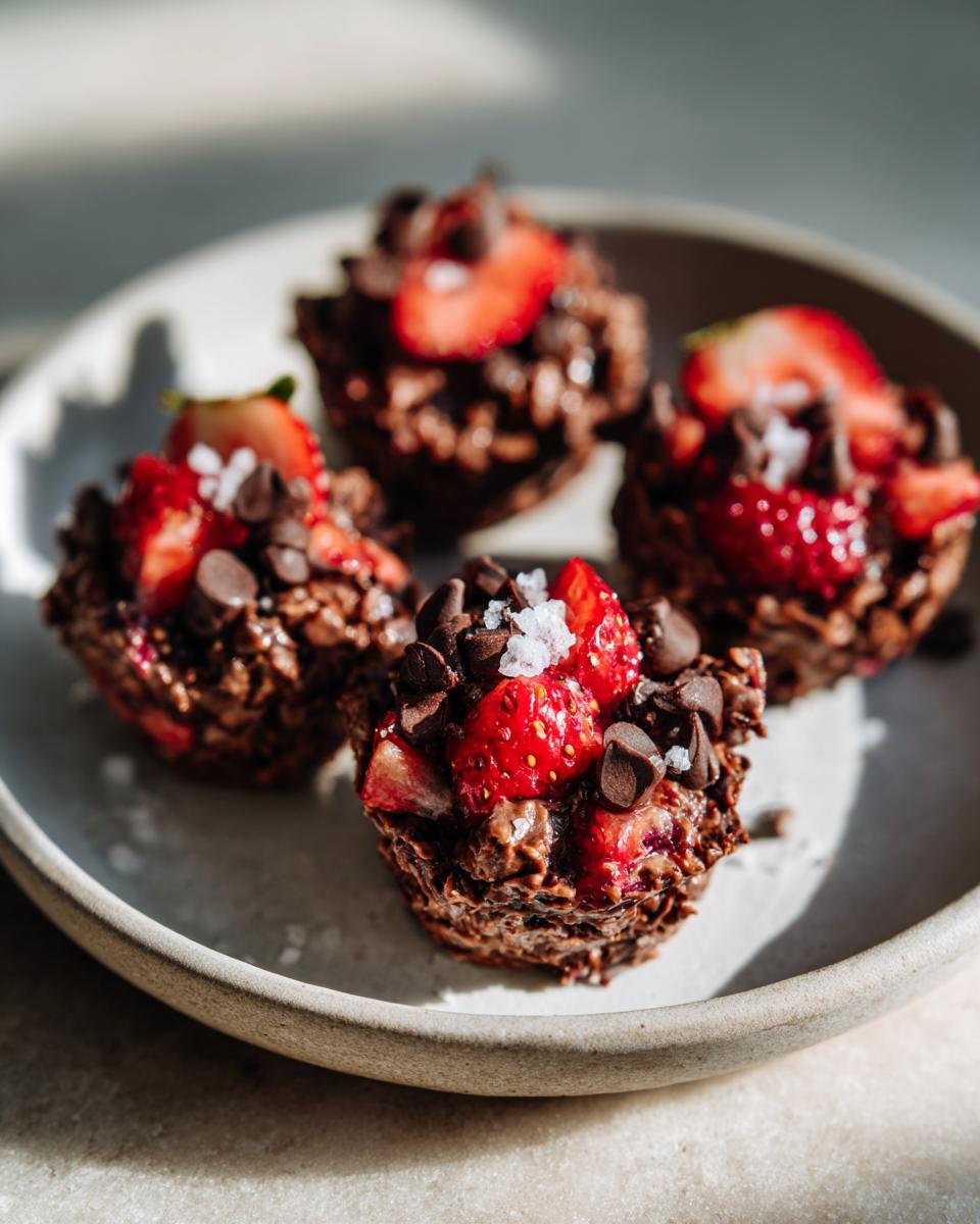 Yummy! 15-Min Chocolate Strawberry Yogurt Bites