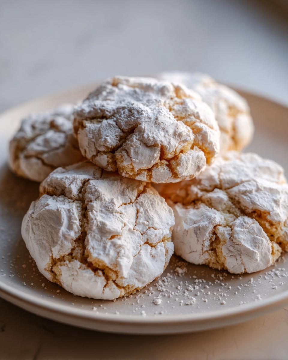 Lemon Crinkle Cookies - detail 1