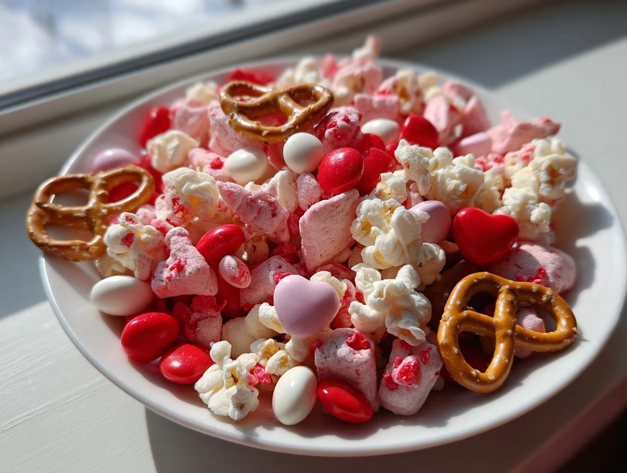 Red Pink Snack Mix Sweet Fun red-pink-snack-mix-sweet-fun