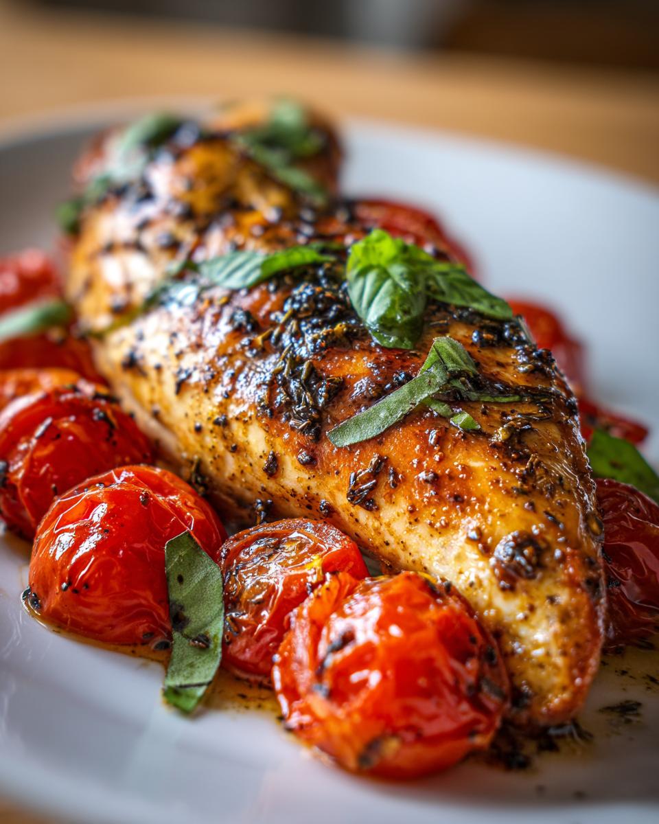 Baked Balsamic Chicken Recipe: 1 Pan, 10 Minutes! 5 Baked Balsamic Chicken Recipe - detail 2