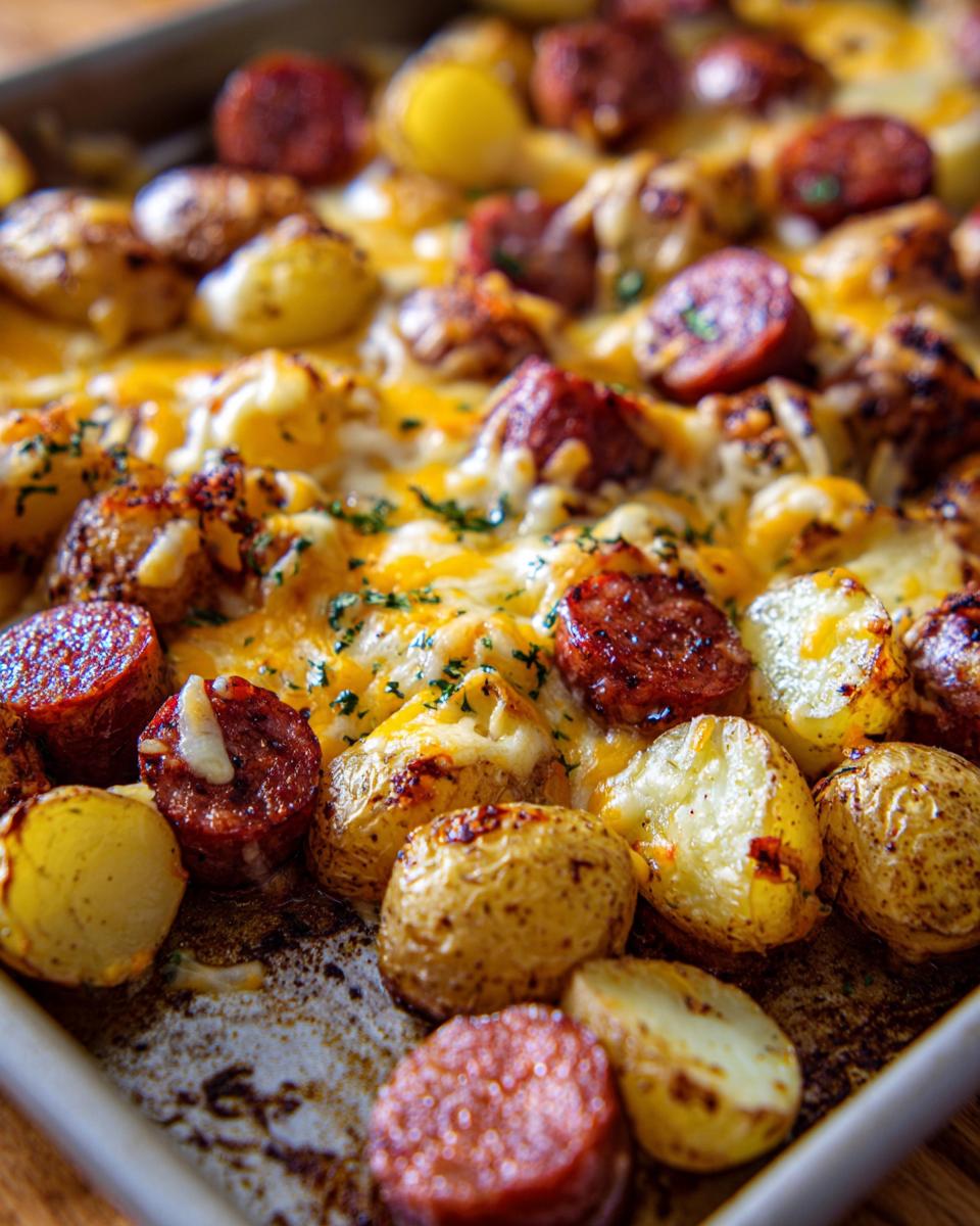 Cheesy Ranch Potatoes: 1 Recipe & 5 Reasons to Love It! 4 Cheesy Ranch Potatoes and Smoked Sausage recipe - detail 1