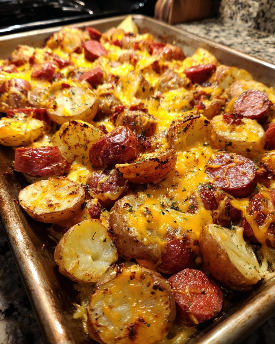 Cheesy Ranch Potatoes: 1 Recipe & 5 Reasons to Love It! 5 Cheesy Ranch Potatoes and Smoked Sausage recipe - detail 2