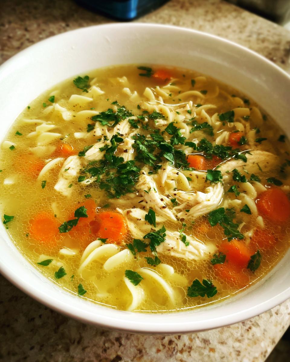 Cozy Up: 1 Classic Chicken Noodle Soup Recipe 4 Classic Chicken Noodle Soup (From Scratch, Family Style) - detail 1