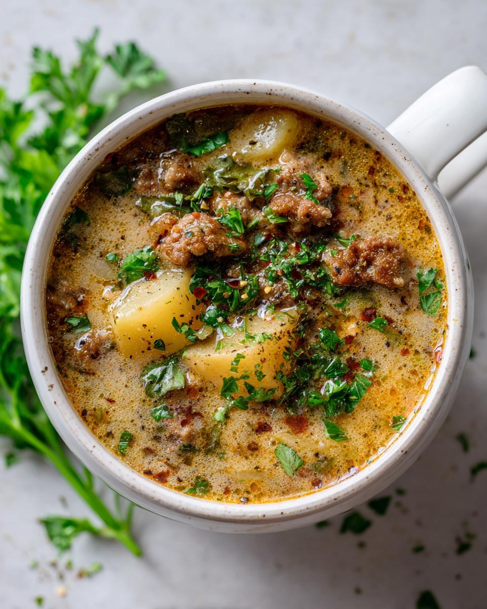 Cozy Italian Sausage Soup: 1 Easy Recipe For Nights 4 Cozy Italian Sausage & Potato Soup for Chilly Nights - detail 1