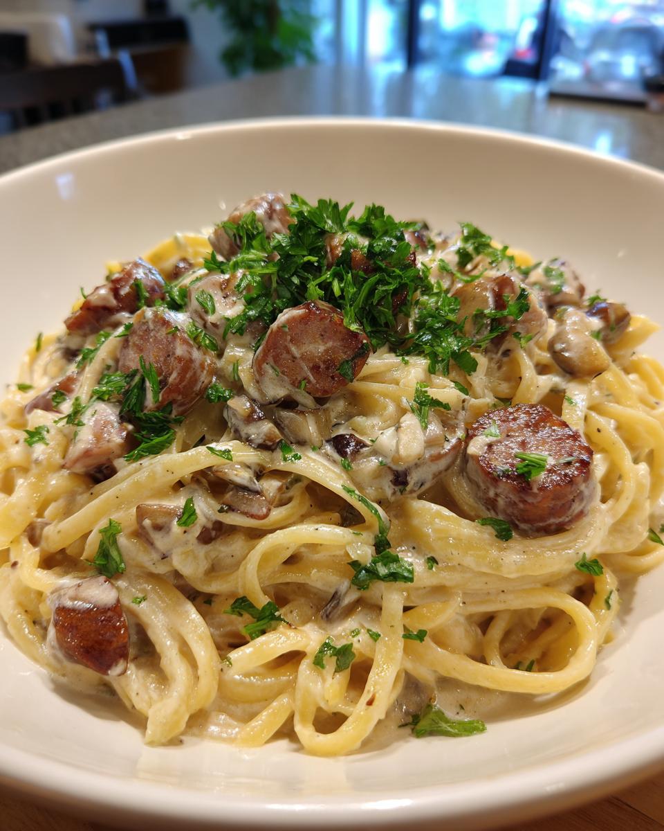 30-Min Creamy Kielbasa Pasta: 1 Pot Delight!