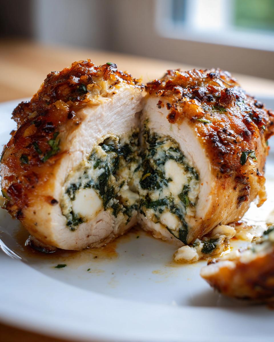 Easy Gourmet Ruth's Chris Stuffed Chicken - detail 1