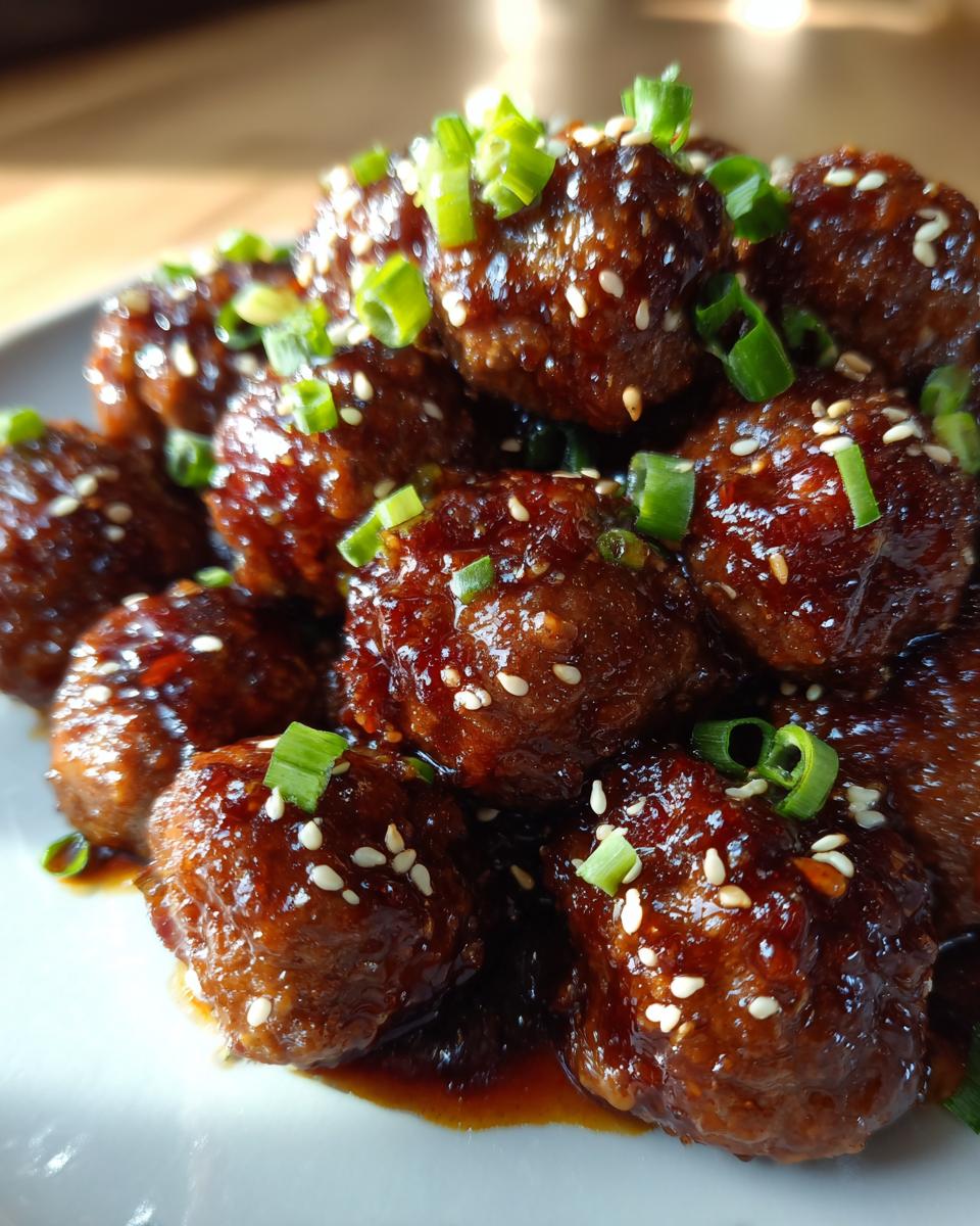 5-Ingredient Irresistible Slow Cooker Honey Garlic Meatballs! 5 Irresistible Slow Cooker Honey Garlic Meatballs - detail 2
