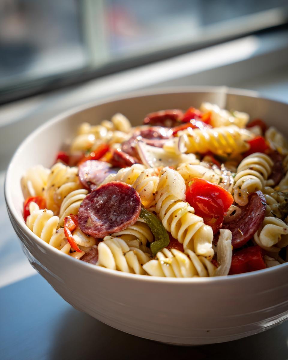 1 Simple Italian Grinder Pasta Salad: Easy & Fun!