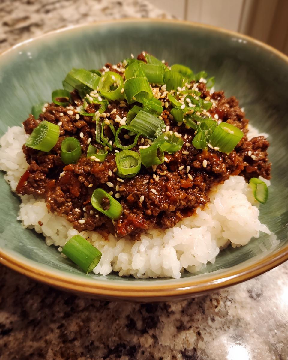 **Korean Ground Beef Bowl:** 1 Dish, 0 Regrets! 4 Korean Ground Beef Bowl - detail 1