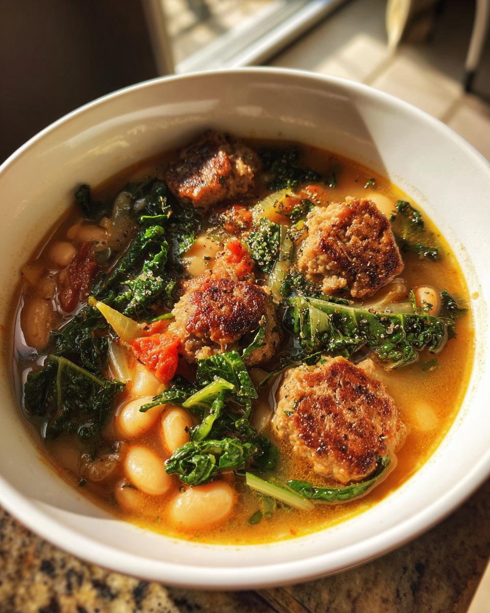 **One-Pot Sausage & White Bean Soup: 1 Hour of Pure Delight** 5 One-Pot Sausage & White Bean Soup - detail 2