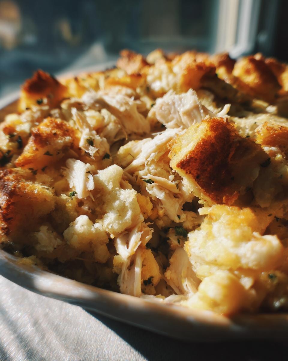 Rotisserie Chicken Stuffing Casserole: 1 Recipe to Love 5 Rotisserie Chicken Stuffing Casserole - detail 2