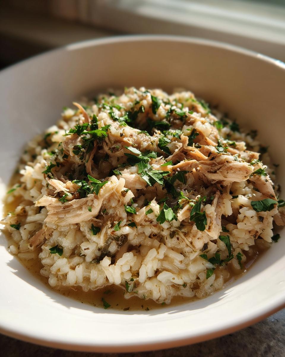 Delicious Slow Cooker Lemon Herb Chicken: Recipe for 4 4 Slow Cooker Lemon Herb Chicken and Rice recipe - detail 1