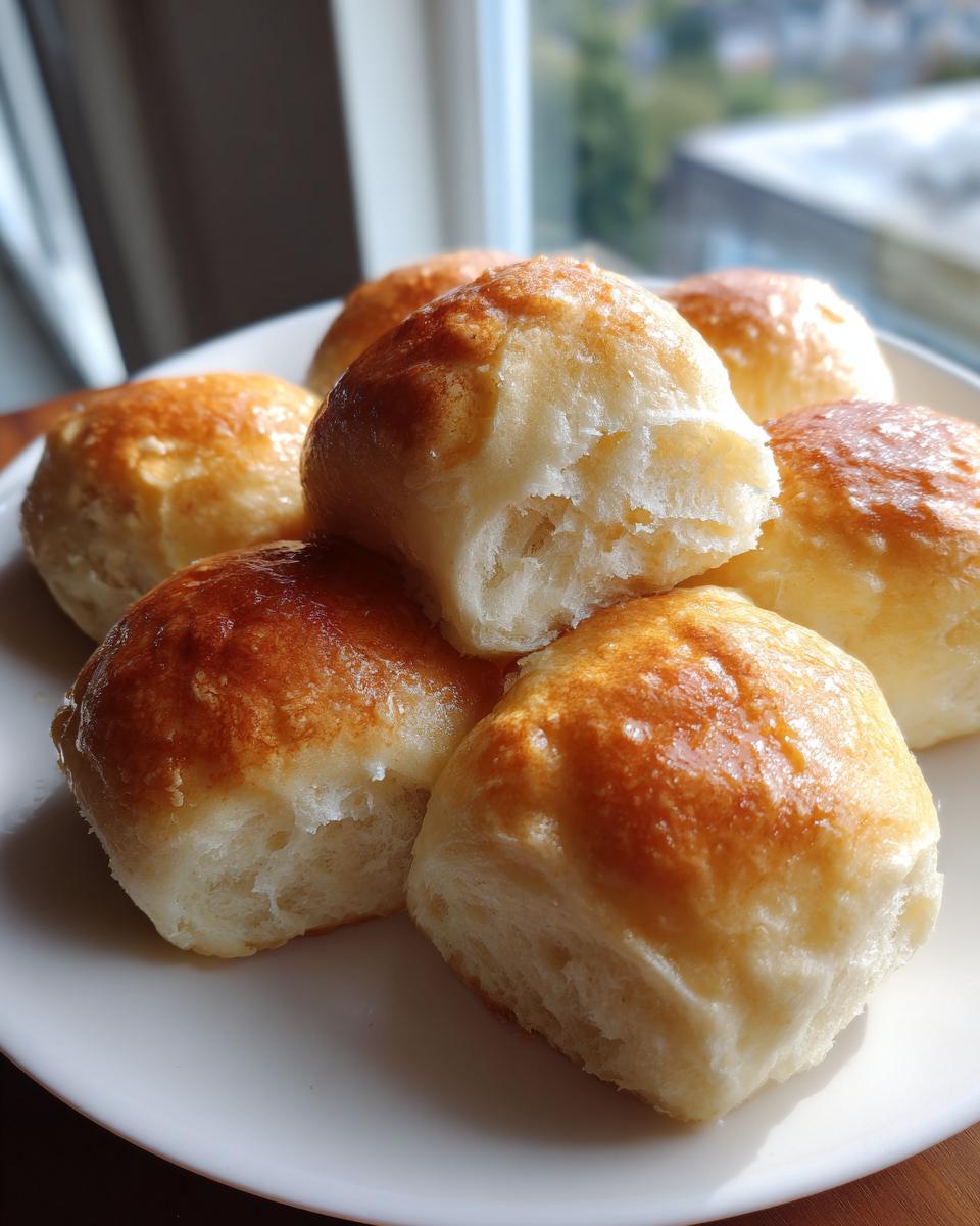 Greek Yogurt Dinner Rolls (Soft & Fluffy) - detail 1
